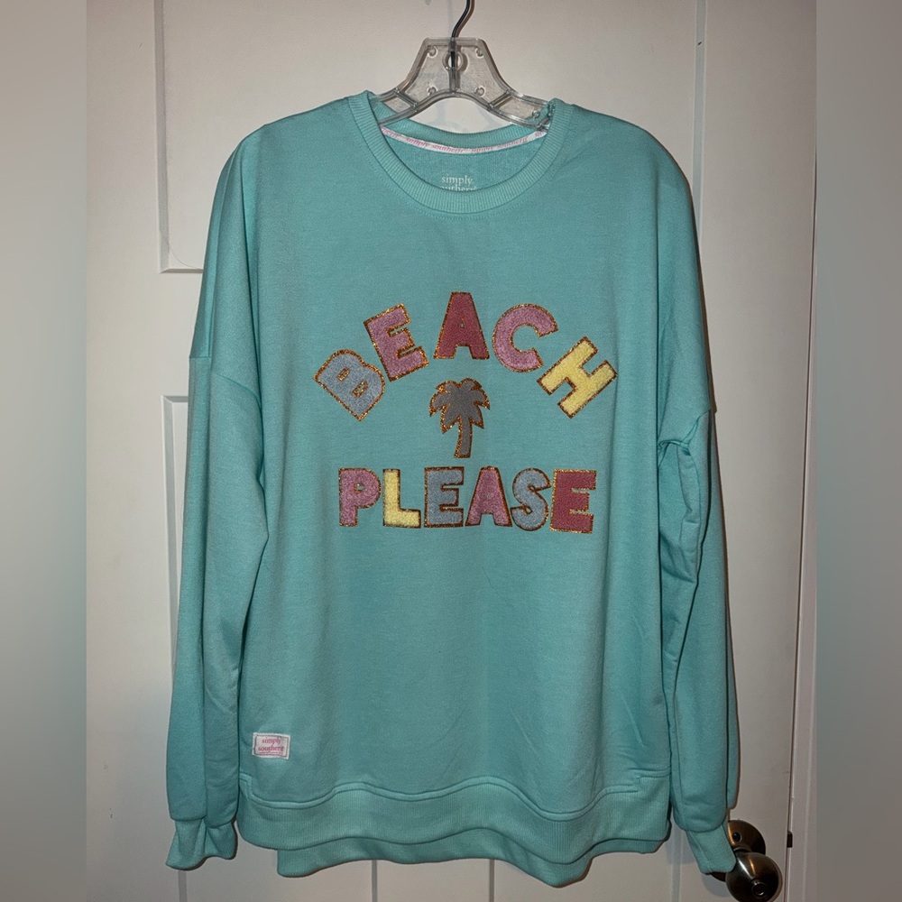 Simply Southern Beach Please Sweatshirt